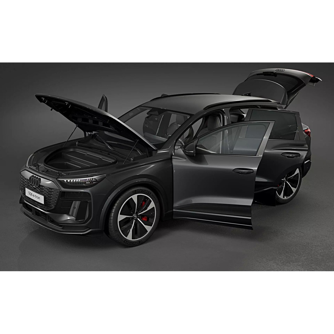 2025 Audi SQ6 e-tron 3D Model – Photorealistic SUV with Openable Features - View 4