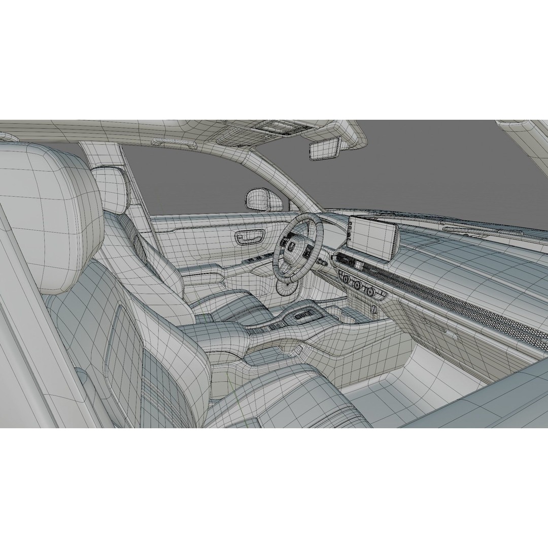 Honda ZR-V Sport 2024 3D Model – High Poly SUV with Interior, FBX & OBJ