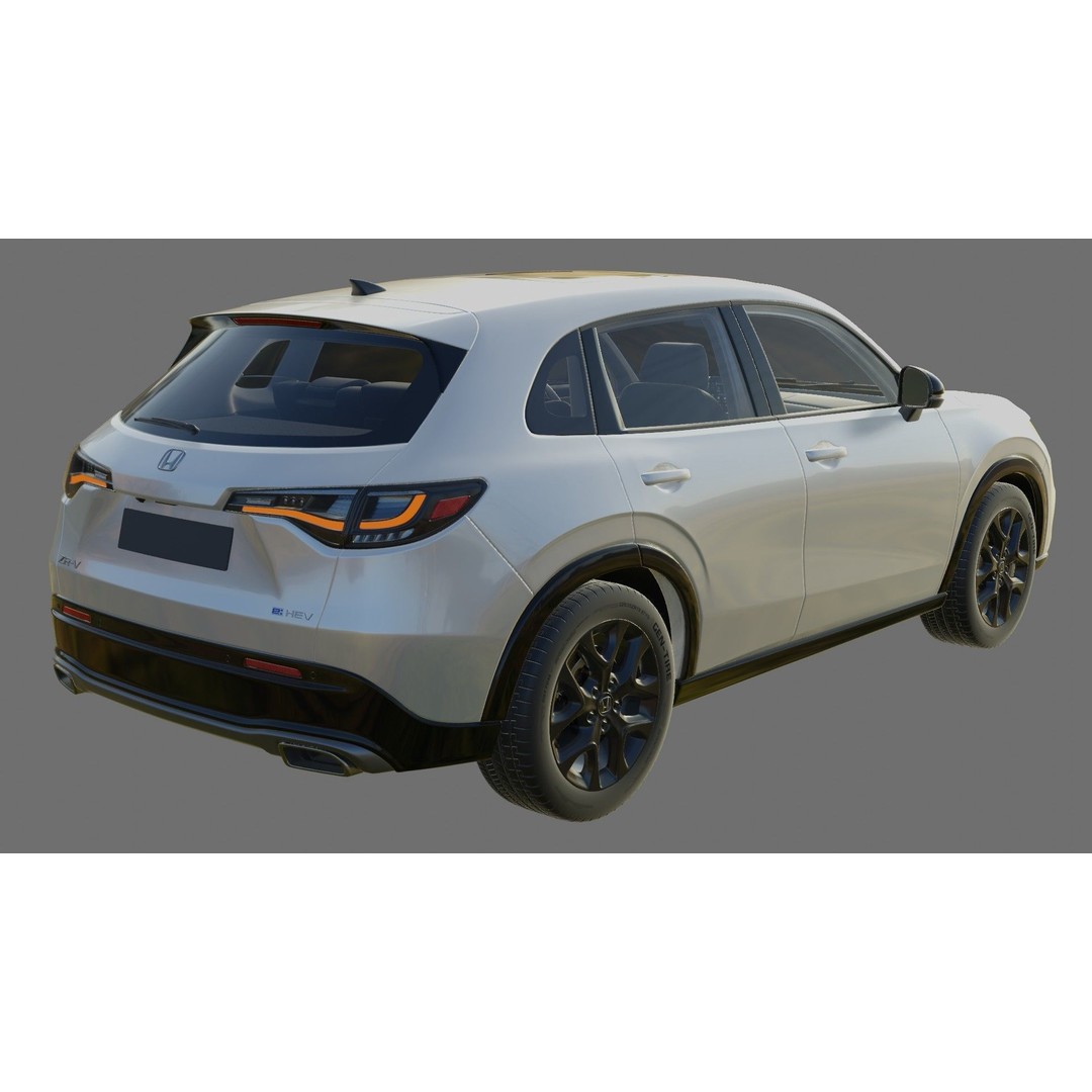 Honda ZR-V Sport 2024 3D Model – High Poly SUV with Interior, FBX & OBJ - View 22