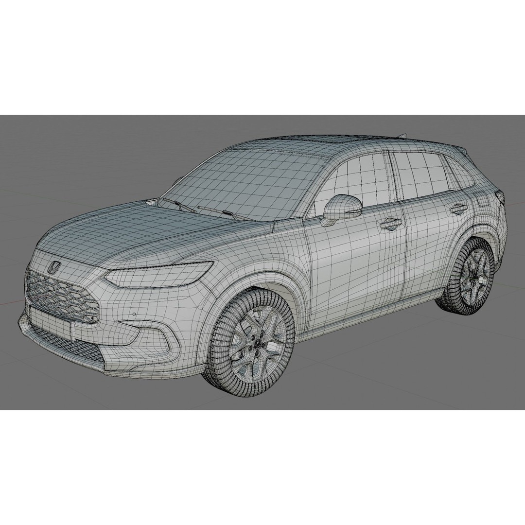 Honda ZR-V Sport 2024 3D Model – High Poly SUV with Interior, FBX & OBJ - View 27