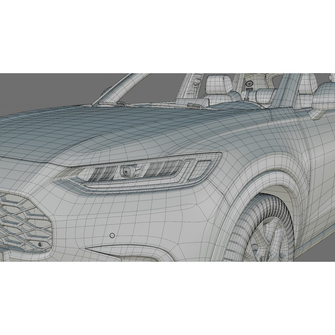 Honda ZR-V Sport 2024 3D Model – High Poly SUV with Interior, FBX & OBJ - View 29