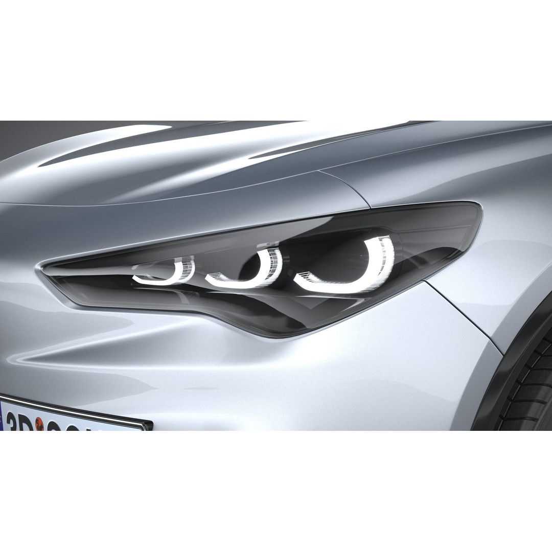 Alfa Romeo Stelvio 2023 3D Model – High Poly SUV, FBX, OBJ - View 16
