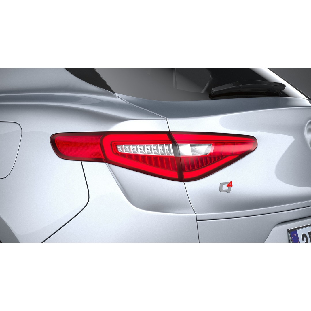 Alfa Romeo Stelvio 2023 3D Model – High Poly SUV, FBX, OBJ - View 17