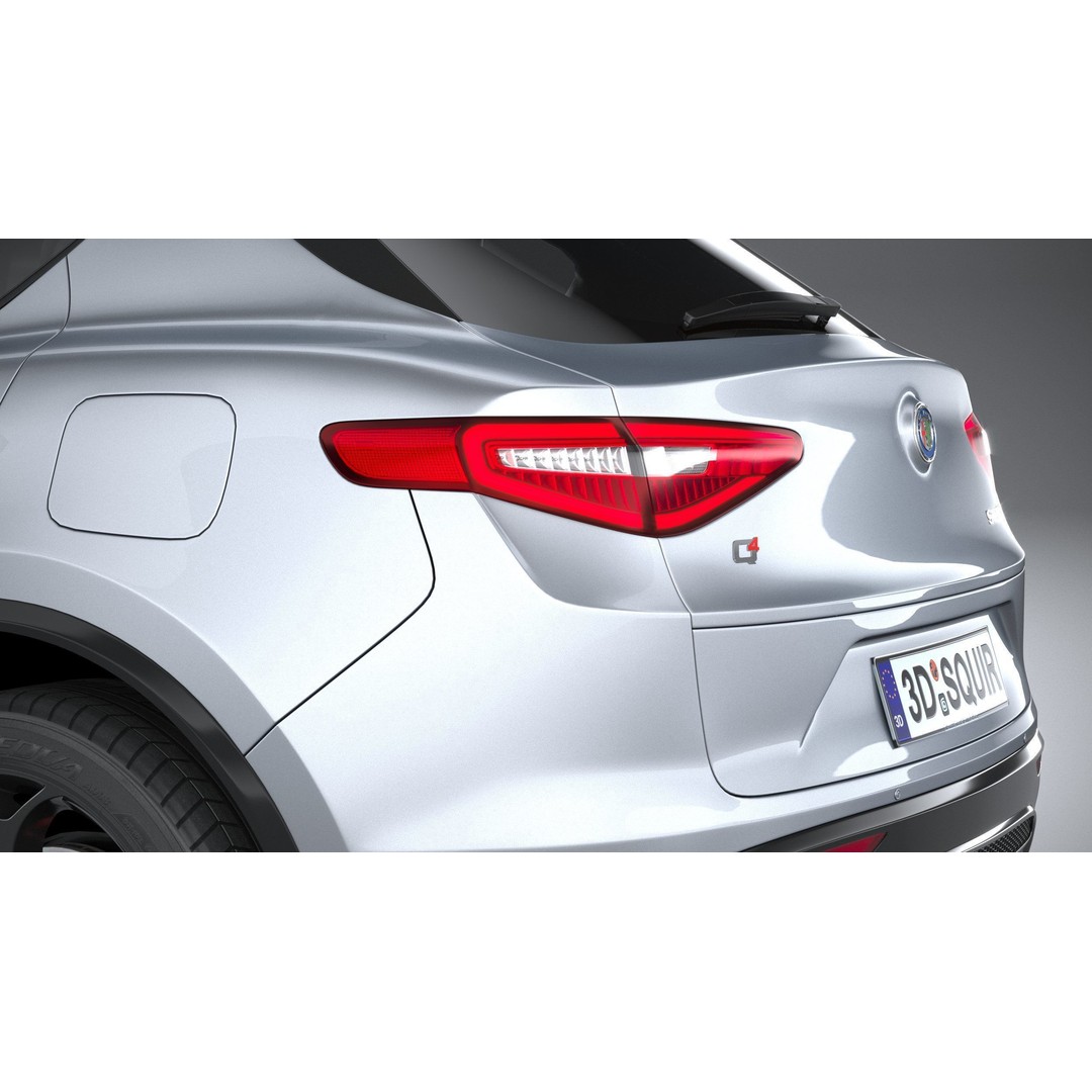 Alfa Romeo Stelvio 2023 3D Model – High Poly SUV, FBX, OBJ - View 8
