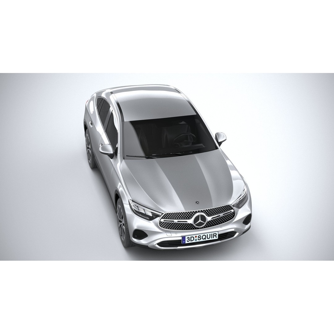 Mercedes-Benz GLC Coupe 3D Model – High Poly Game Asset, FBX, OBJ - View 14