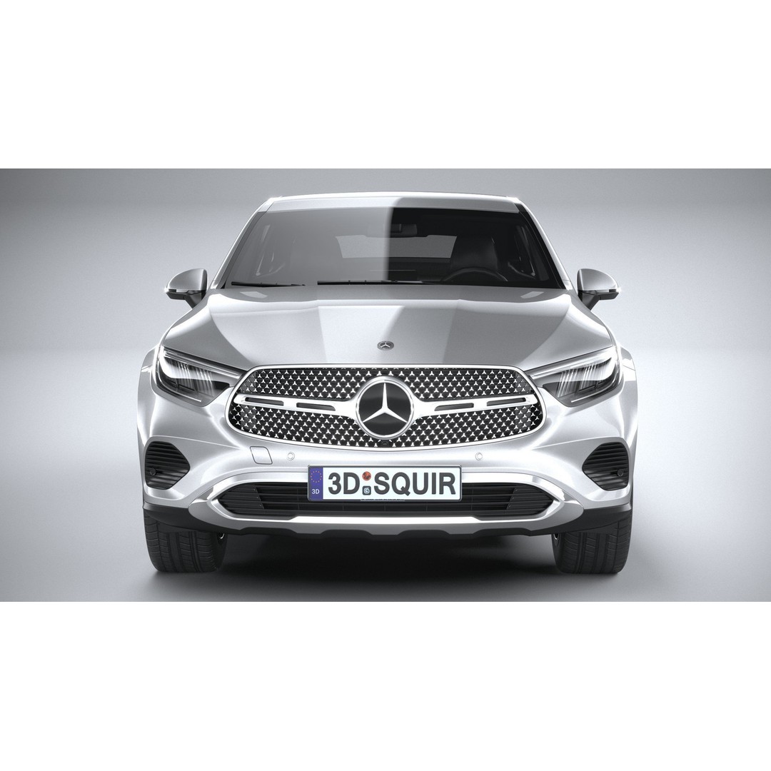 Mercedes-Benz GLC Coupe 3D Model – High Poly Game Asset, FBX, OBJ - View 15