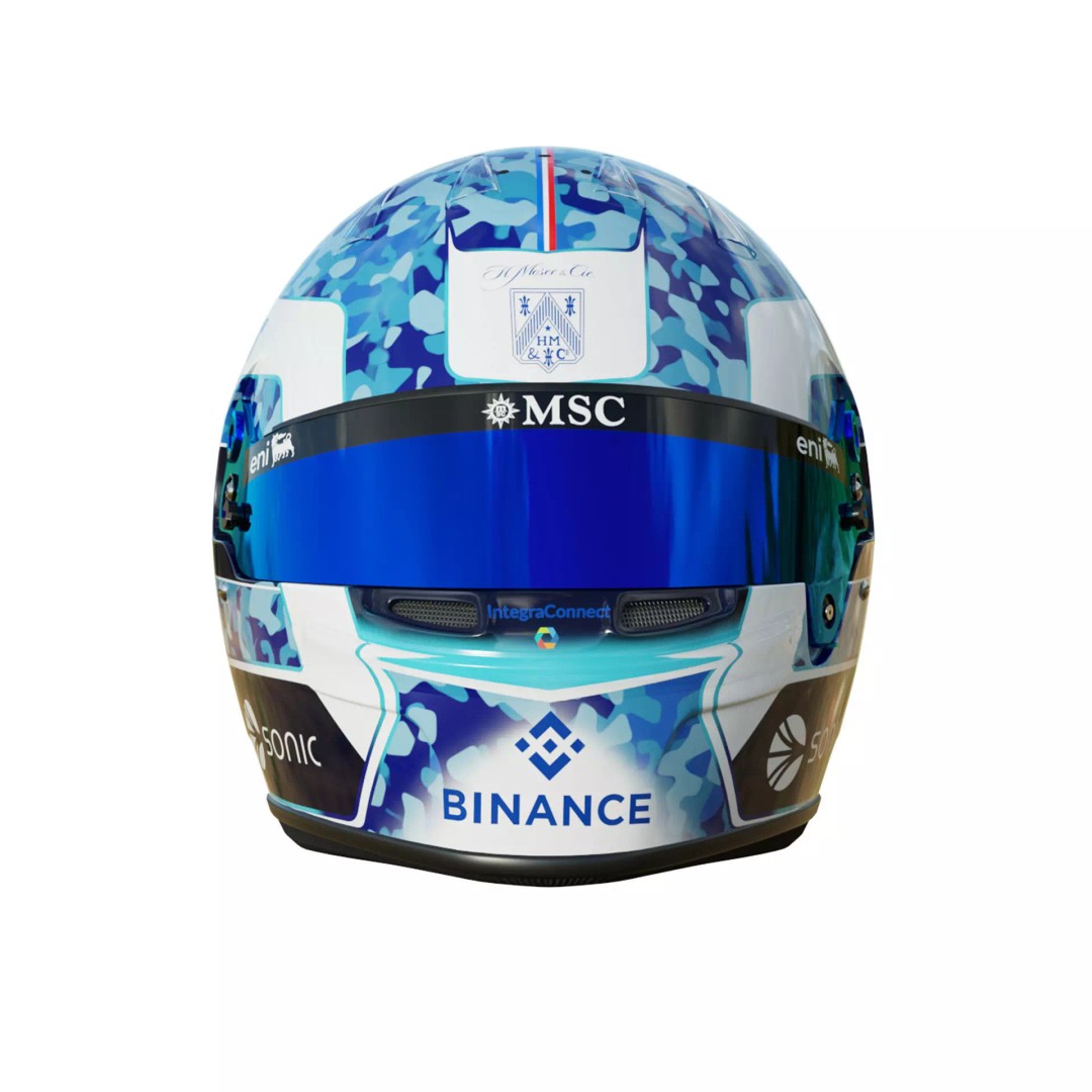 Pierre Gasly Helmet 2025 3D Model – High Detail PBR Asset, FBX, OBJ - View 10