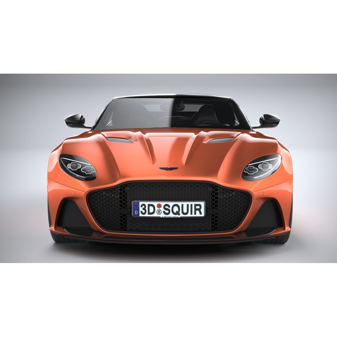 Aston Martin DBS Superleggera Volante 2020 3D Model – High Poly Car Asset, FBX, OBJ - View 15