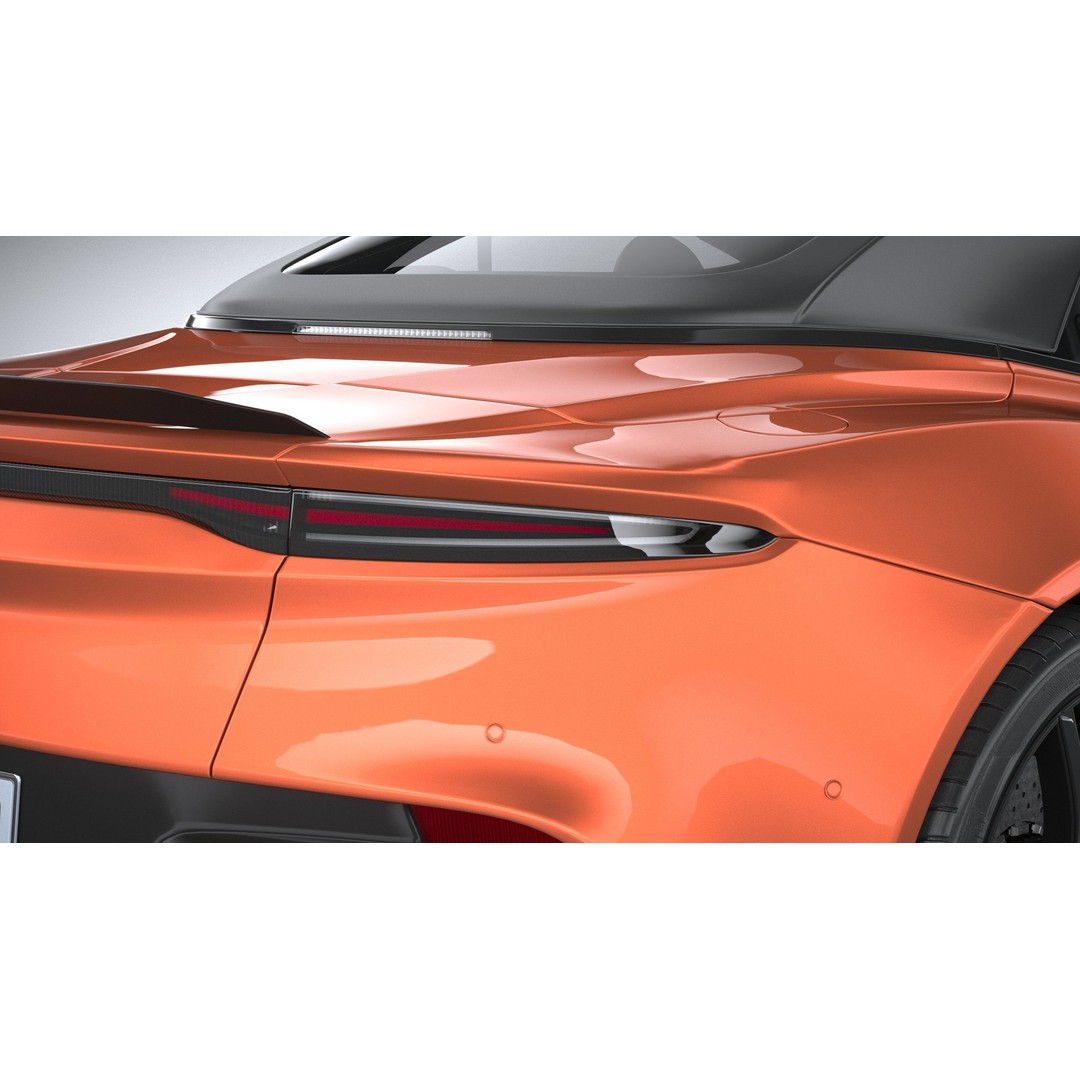 Aston Martin DBS Superleggera Volante 2020 3D Model – High Poly Car Asset, FBX, OBJ - View 20