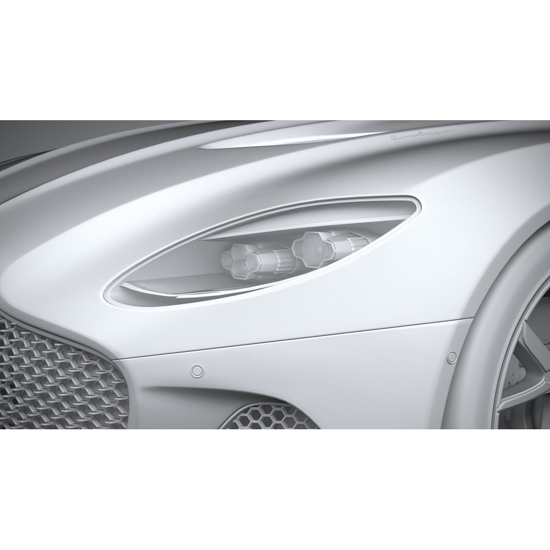 Aston Martin DBS Superleggera Volante 2020 3D Model – High Poly Car Asset, FBX, OBJ - View 25