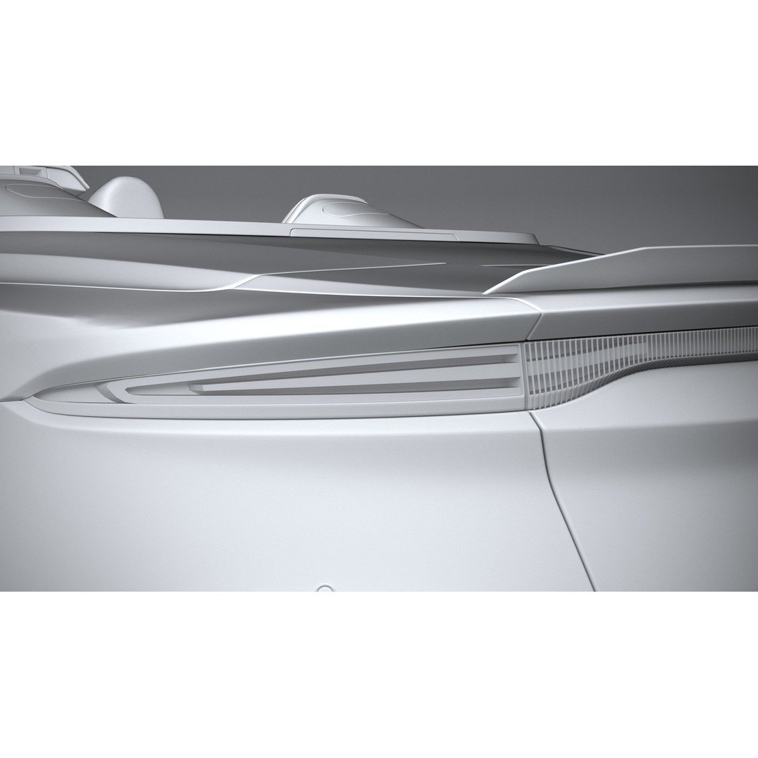 Aston Martin DBS Superleggera Volante 2020 3D Model – High Poly Car Asset, FBX, OBJ - View 26