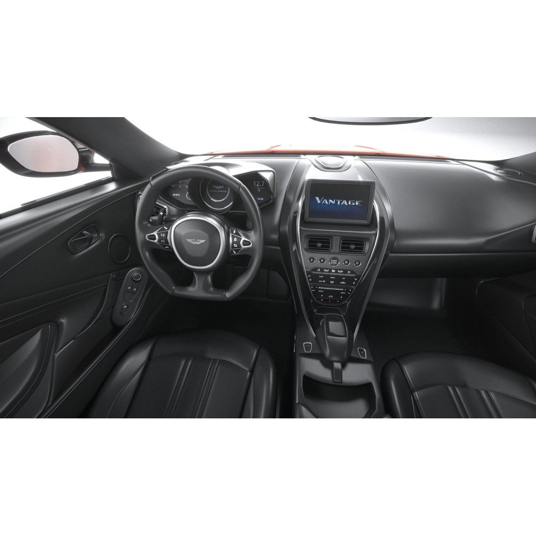 Aston Martin DBS Superleggera Volante 2020 3D Model – High Poly Car Asset, FBX, OBJ - View 29