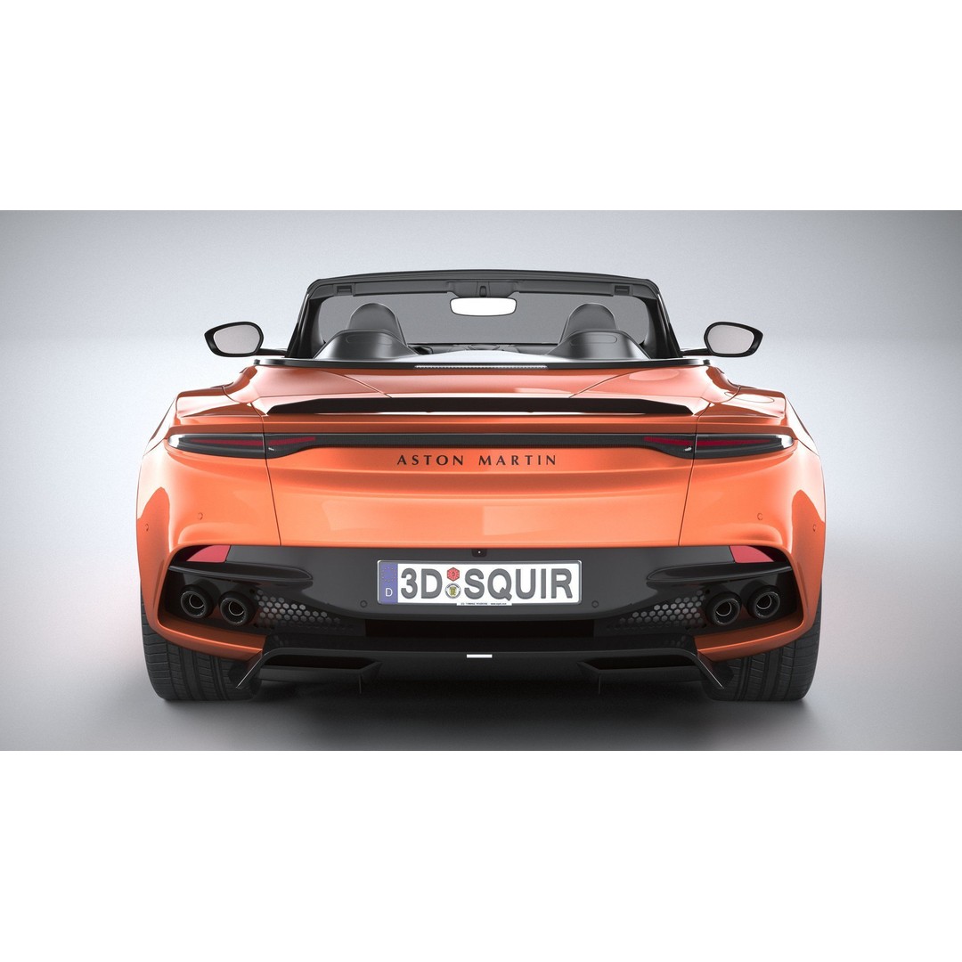 Aston Martin DBS Superleggera Volante 2020 3D Model – High Poly Car Asset, FBX, OBJ - View 35