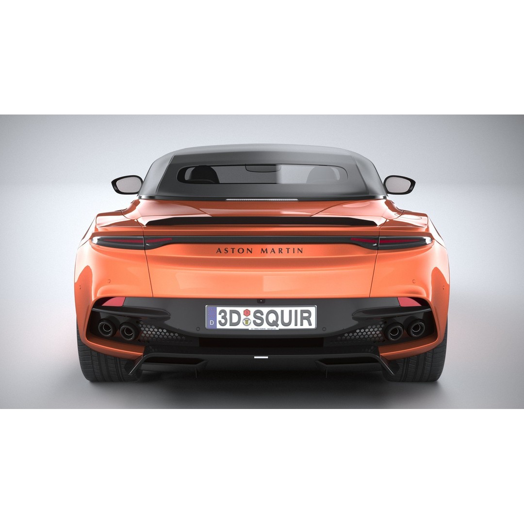 Aston Martin DBS Superleggera Volante 2020 3D Model – High Poly Car Asset, FBX, OBJ - View 6