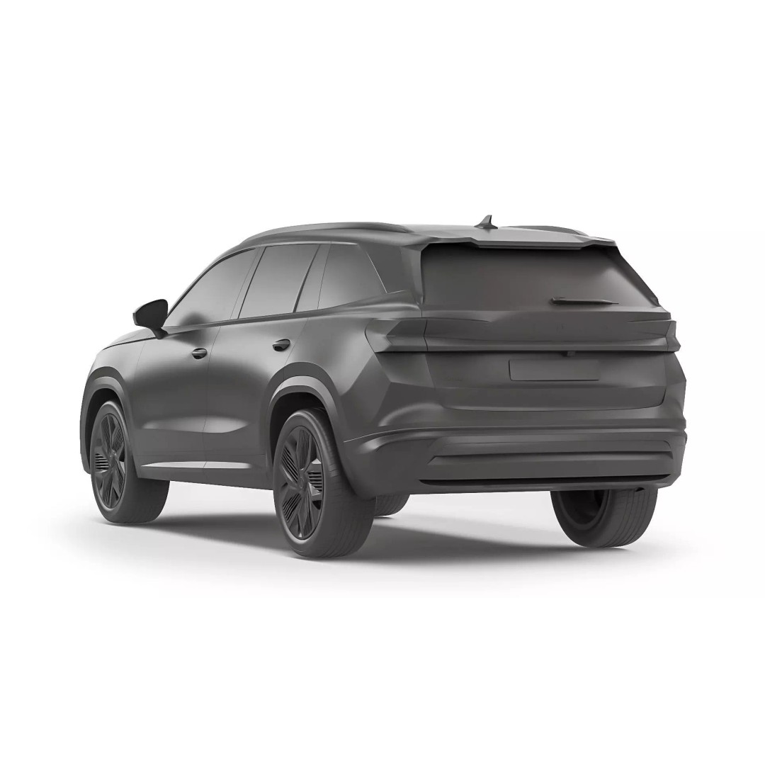 Skoda Kodiaq 2024 3D Model – High Poly SUV Asset, FBX & OBJ