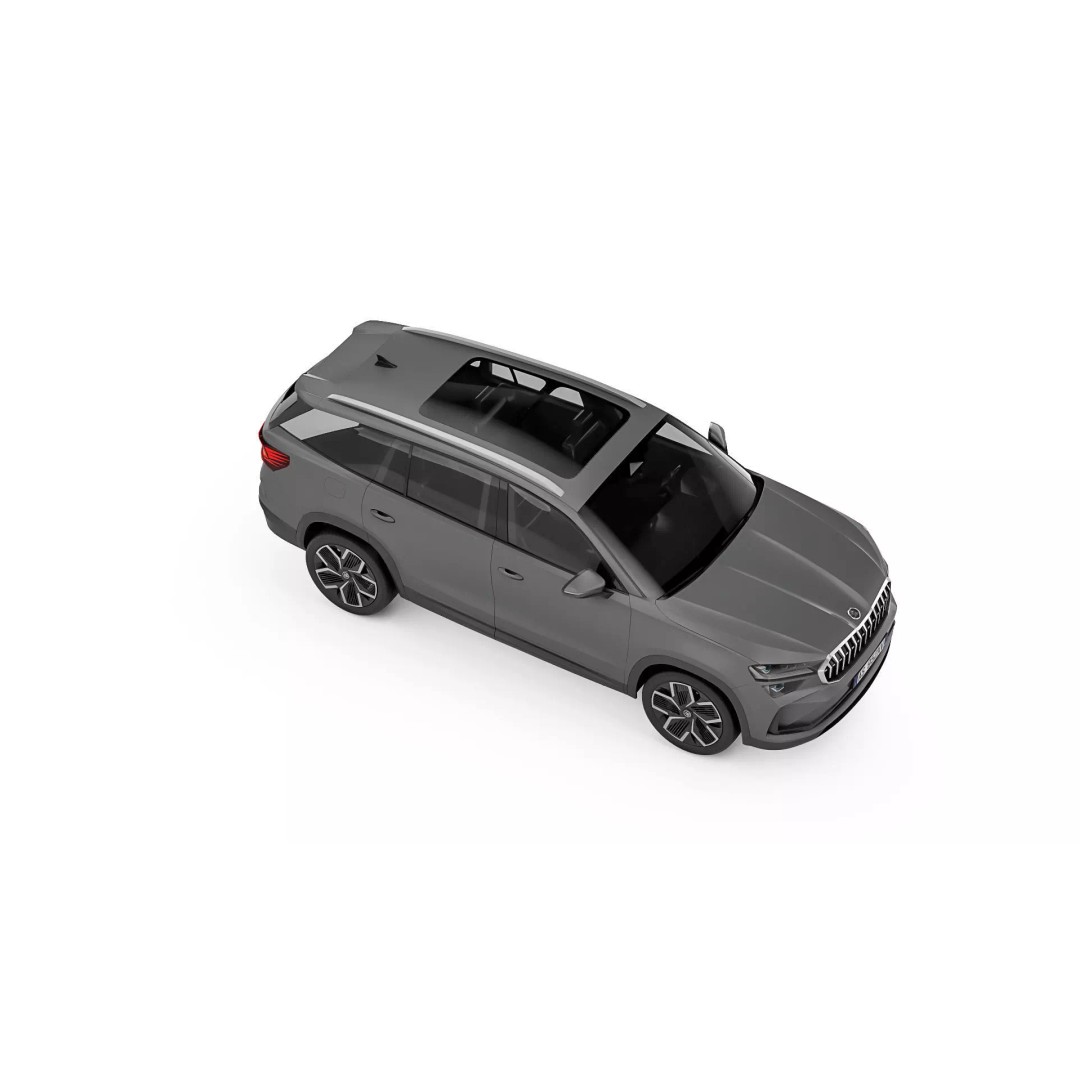 Skoda Kodiaq 2024 3D Model – High Poly SUV Asset, FBX & OBJ - View 12