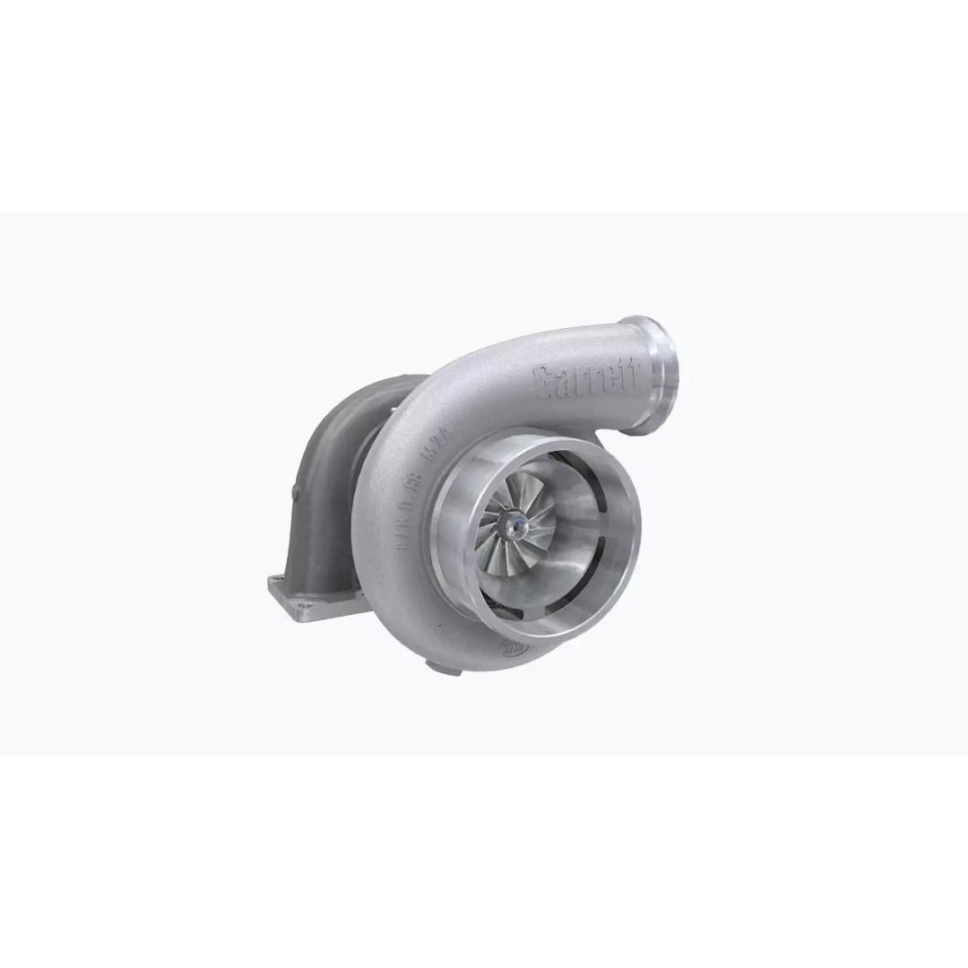 Garrett GTX4720R 88mm Turbocharger 3D Model – Low Poly Game Ready Asset, FBX - View 2