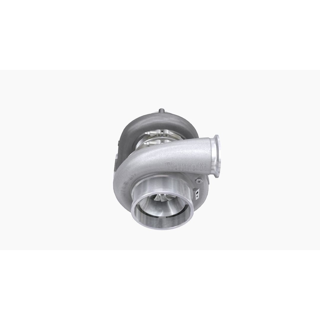 Garrett GTX4720R 88mm Turbocharger 3D Model – Low Poly Game Ready Asset, FBX - View 3