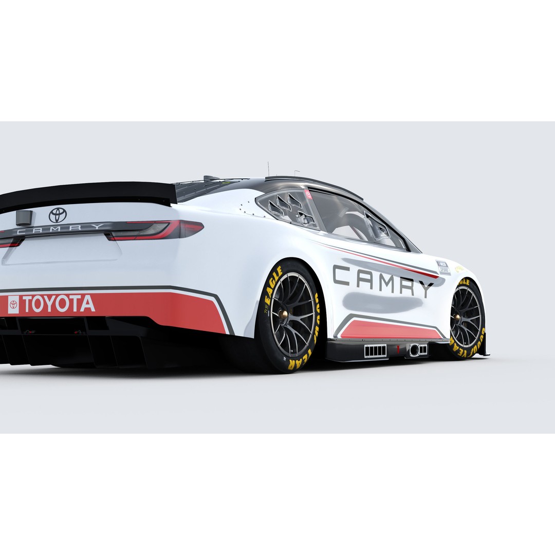 Toyota Camry 2024 3D Model – High Poly Racing Car Template, FBX, OBJ - View 15