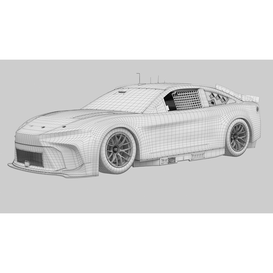 Toyota Camry 2024 3D Model – High Poly Racing Car Template, FBX, OBJ - View 19