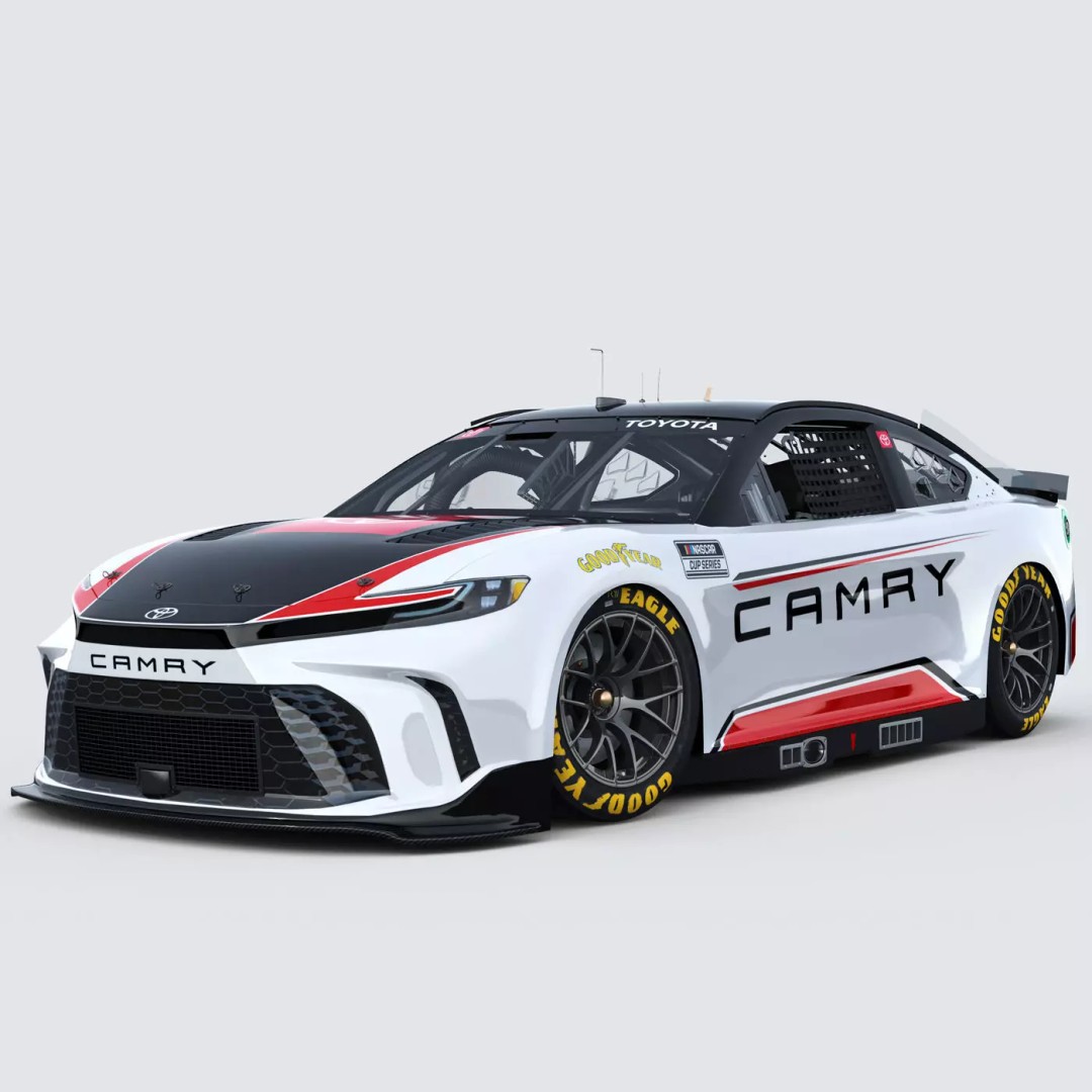 Toyota Camry 2024 3D Model – High Poly Racing Car Template, FBX, OBJ - View 2
