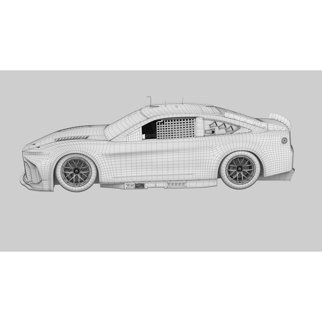Toyota Camry 2024 3D Model – High Poly Racing Car Template, FBX, OBJ - View 20