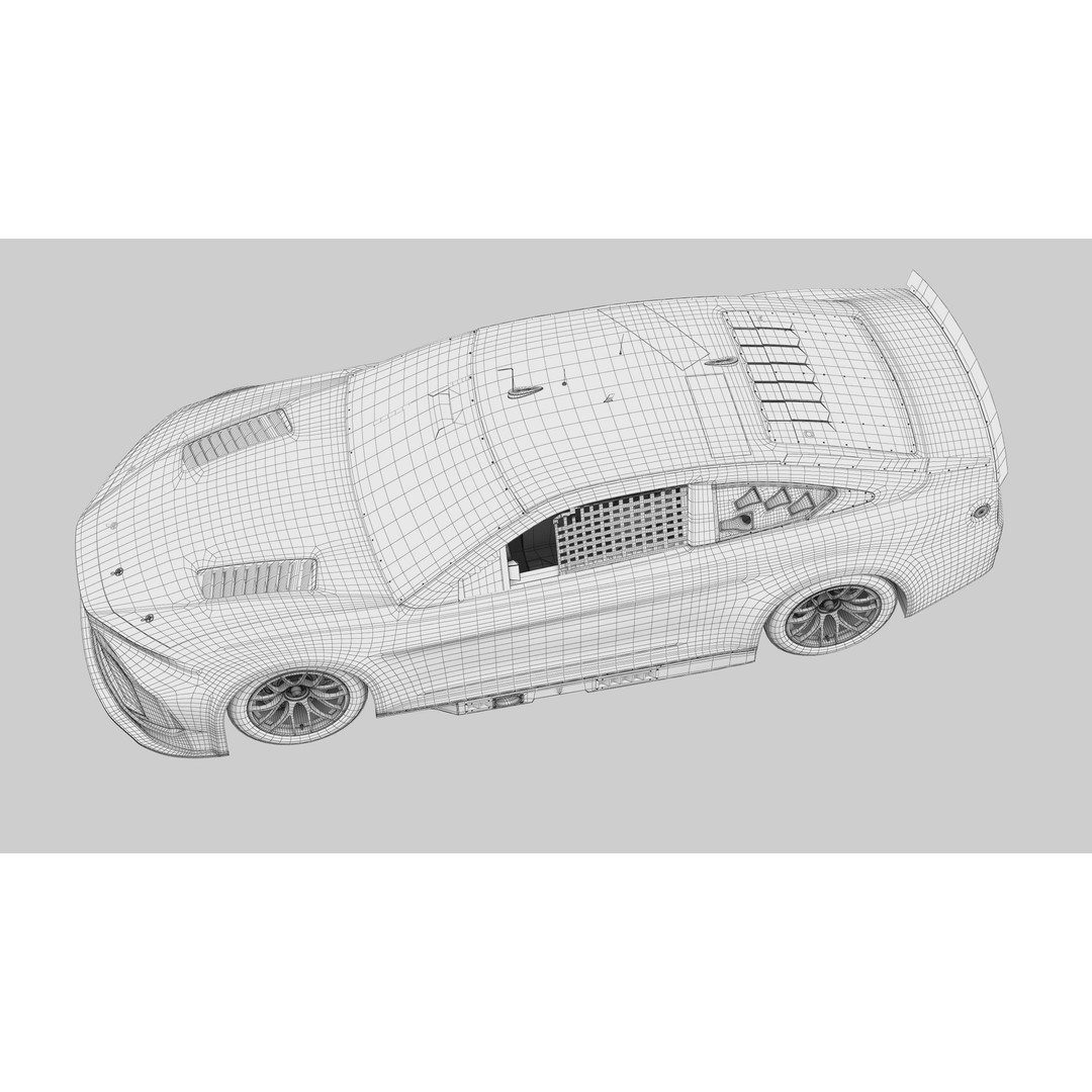 Toyota Camry 2024 3D Model – High Poly Racing Car Template, FBX, OBJ - View 21