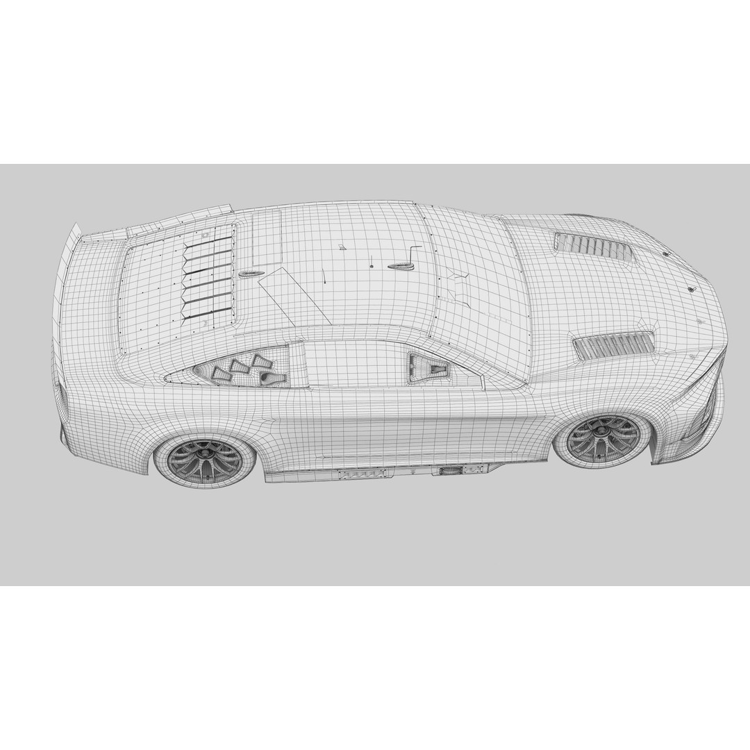 Toyota Camry 2024 3D Model – High Poly Racing Car Template, FBX, OBJ - View 23