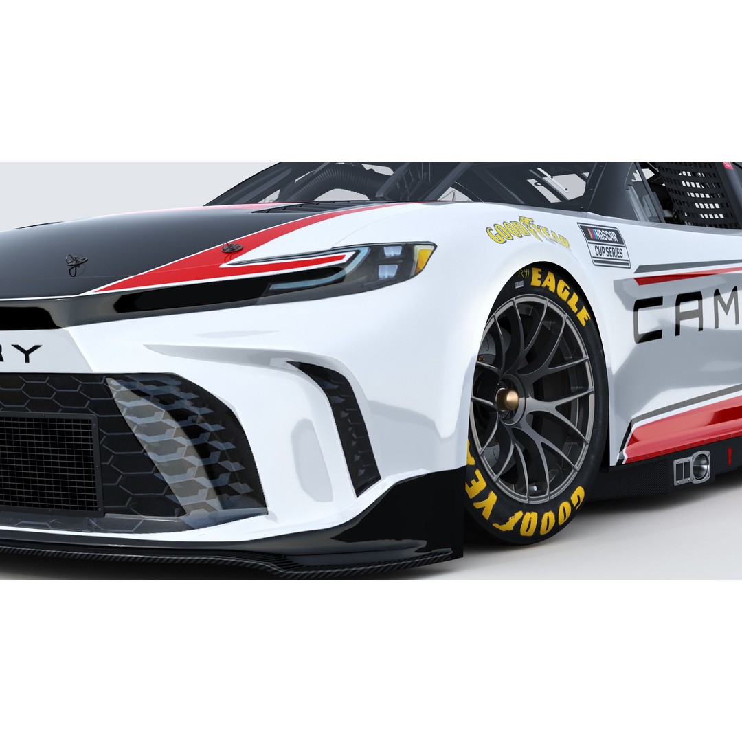 Toyota Camry 2024 3D Model – High Poly Racing Car Template, FBX, OBJ - View 4