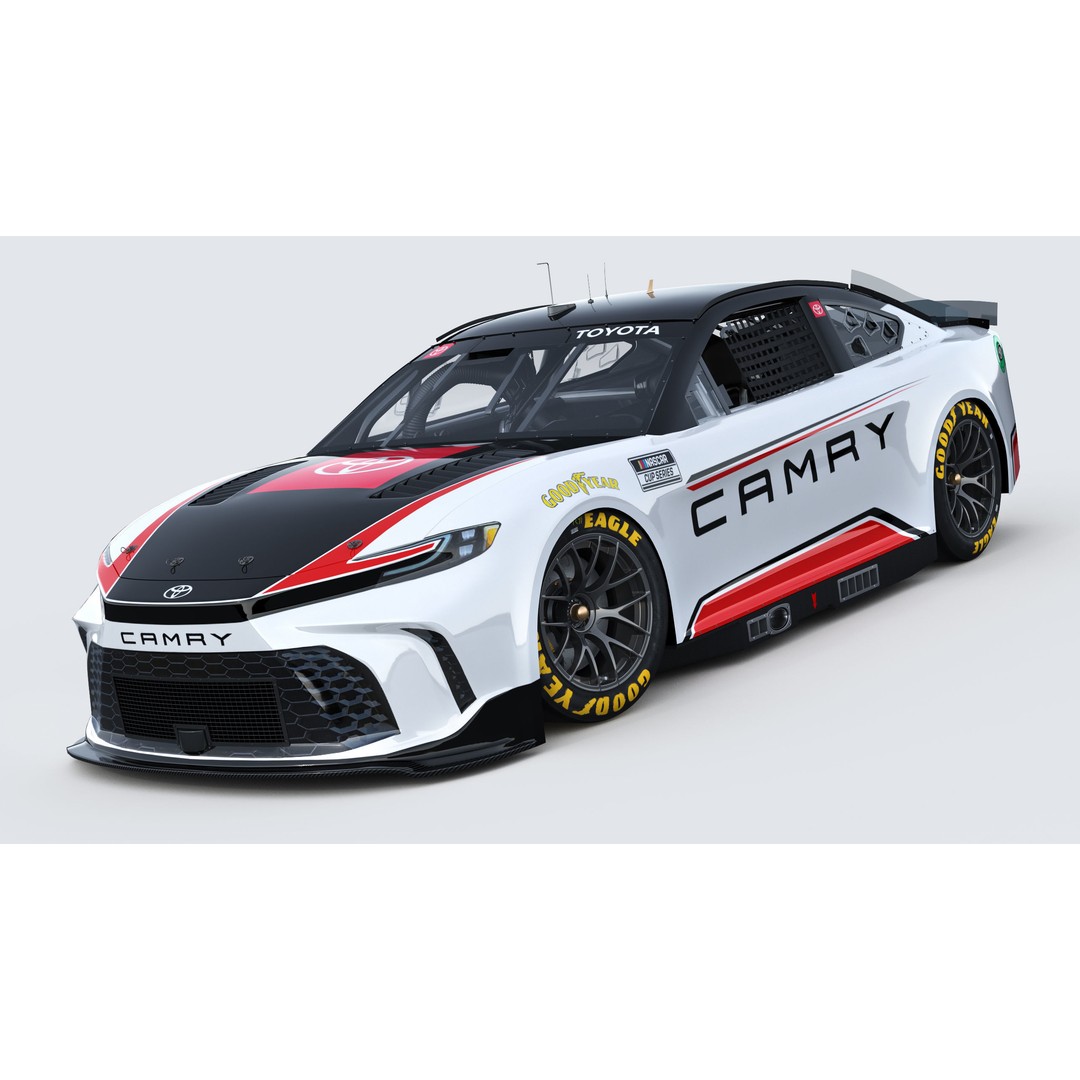 Toyota Camry 2024 3D Model – High Poly Racing Car Template, FBX, OBJ - View 5