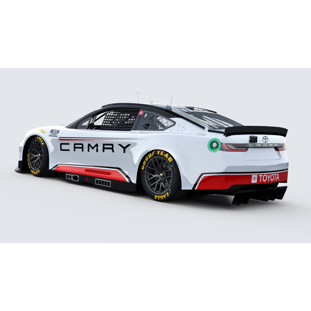 Toyota Camry 2024 3D Model – High Poly Racing Car Template, FBX, OBJ - View 6