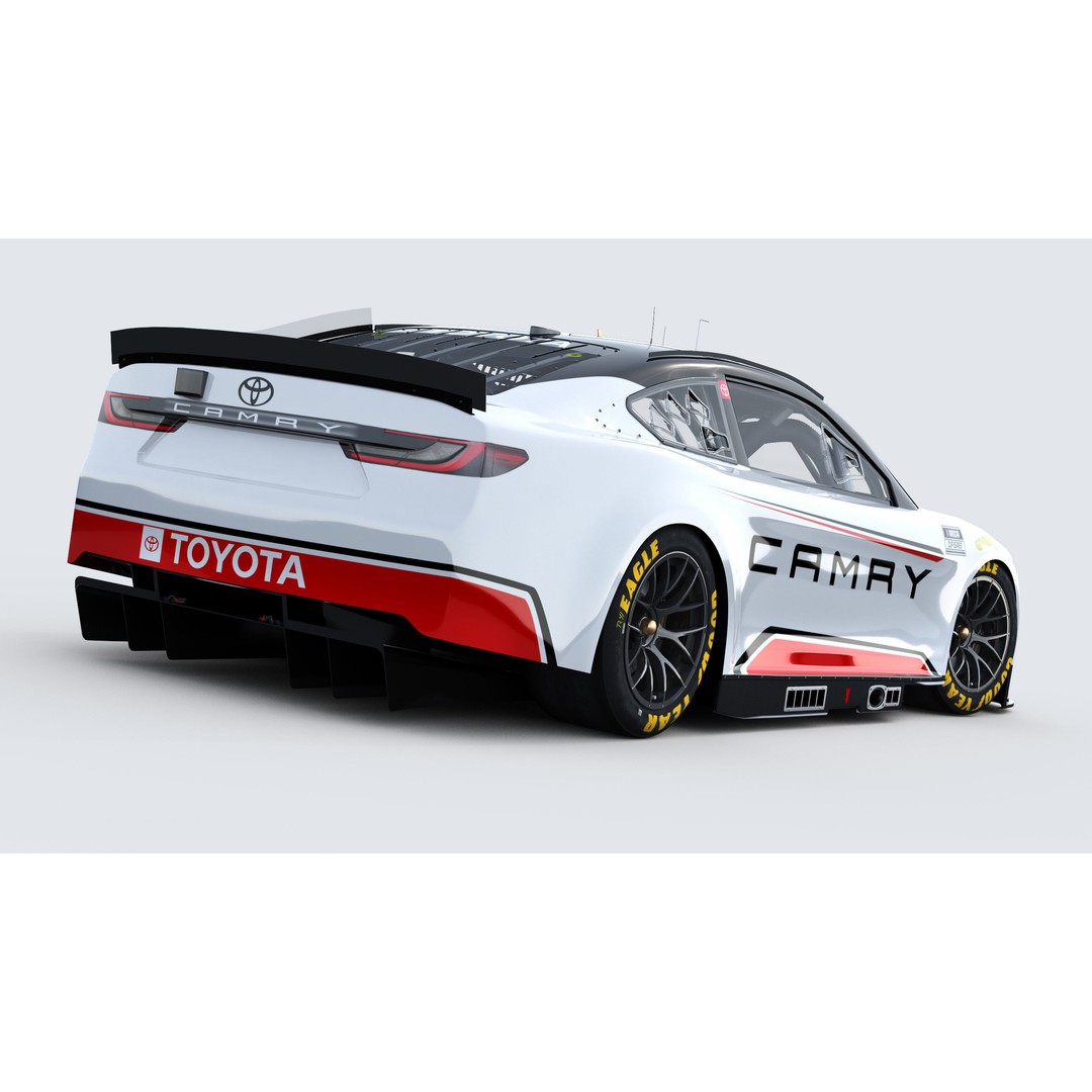 Toyota Camry 2024 3D Model – High Poly Racing Car Template, FBX, OBJ - View 7
