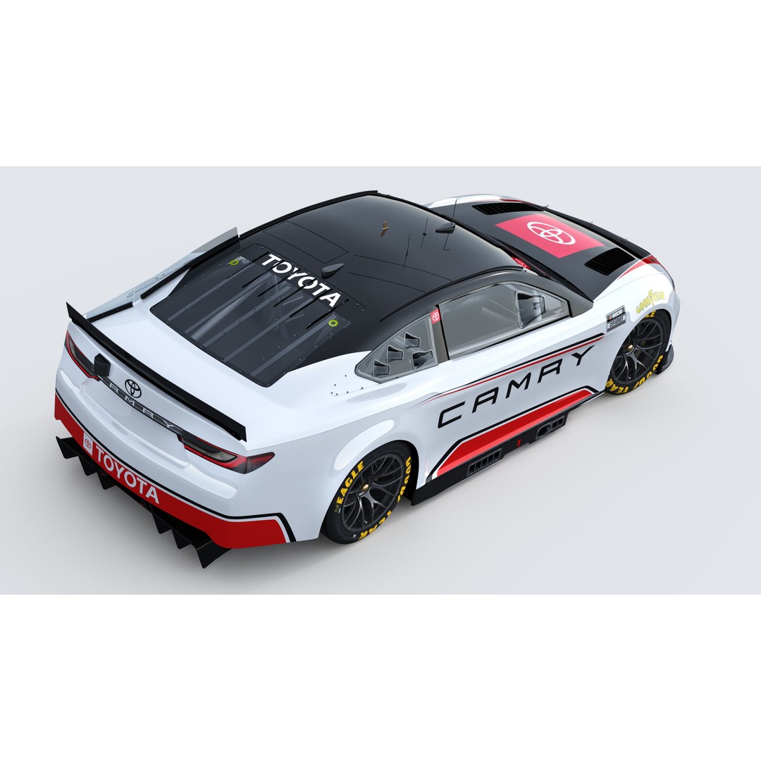 Toyota Camry 2024 3D Model – High Poly Racing Car Template, FBX, OBJ - View 8