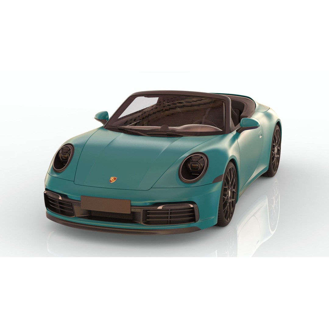 Porsche 911 GT3 992 3D Model – High-Poly Realistic Vehicle, FBX, OBJ - View 13