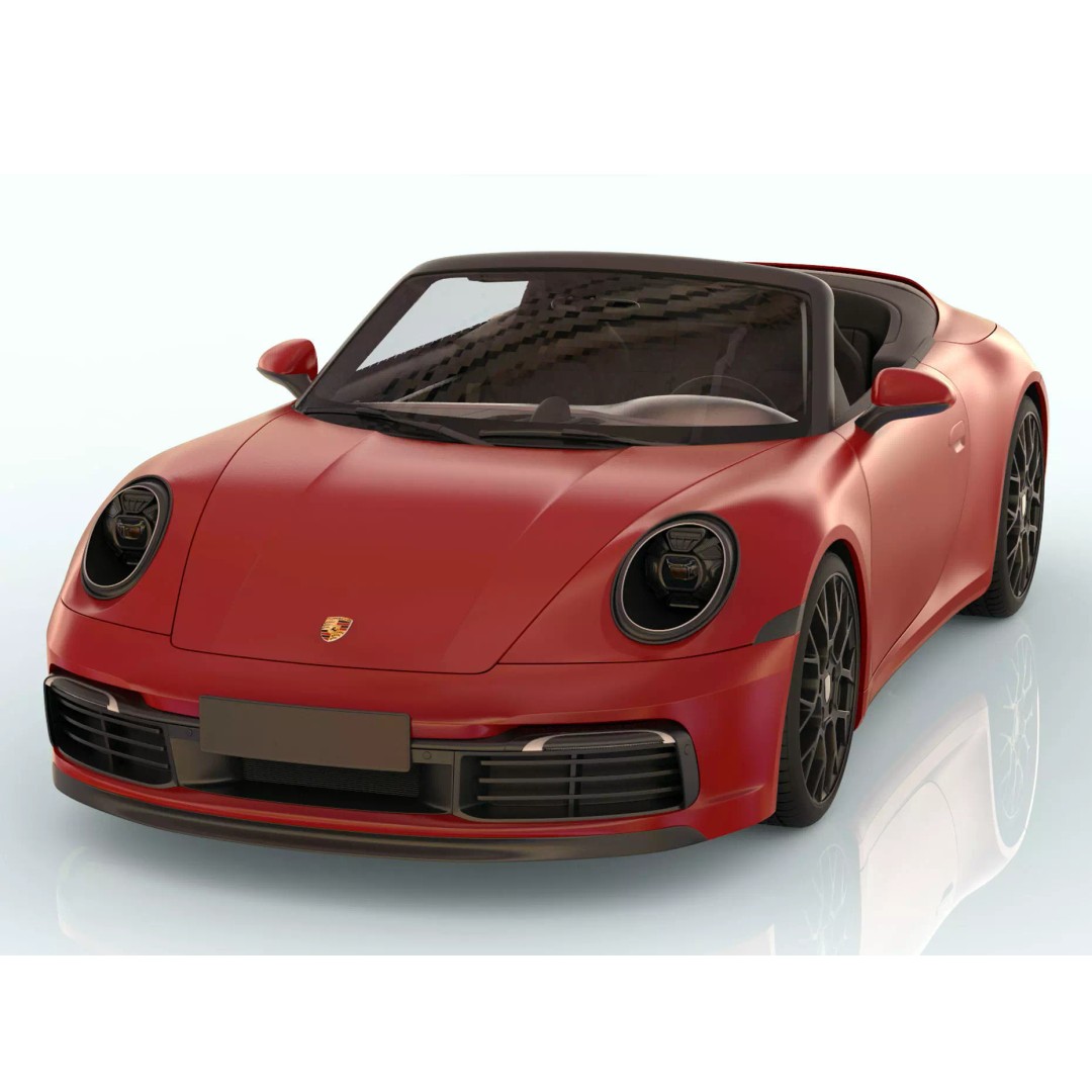 Porsche 911 GT3 992 3D Model – High-Poly Realistic Vehicle, FBX, OBJ - View 2