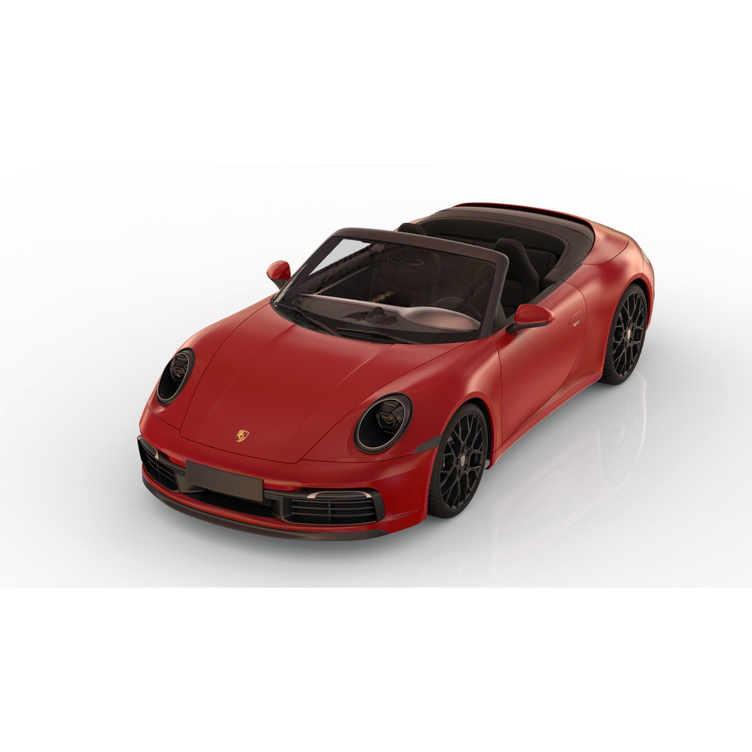 Porsche 911 GT3 992 3D Model – High-Poly Realistic Vehicle, FBX, OBJ - View 3