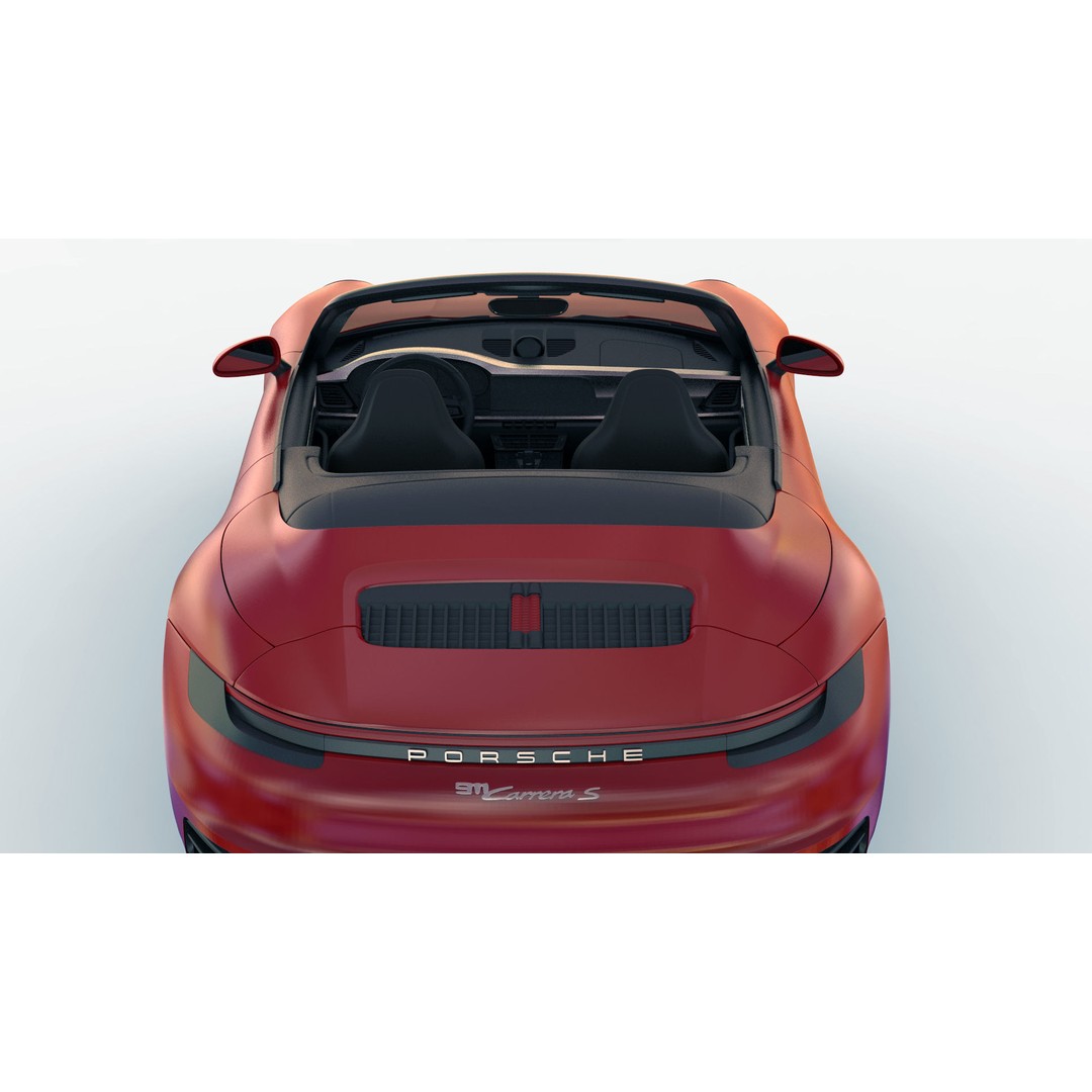 Porsche 911 GT3 992 3D Model – High-Poly Realistic Vehicle, FBX, OBJ - View 5