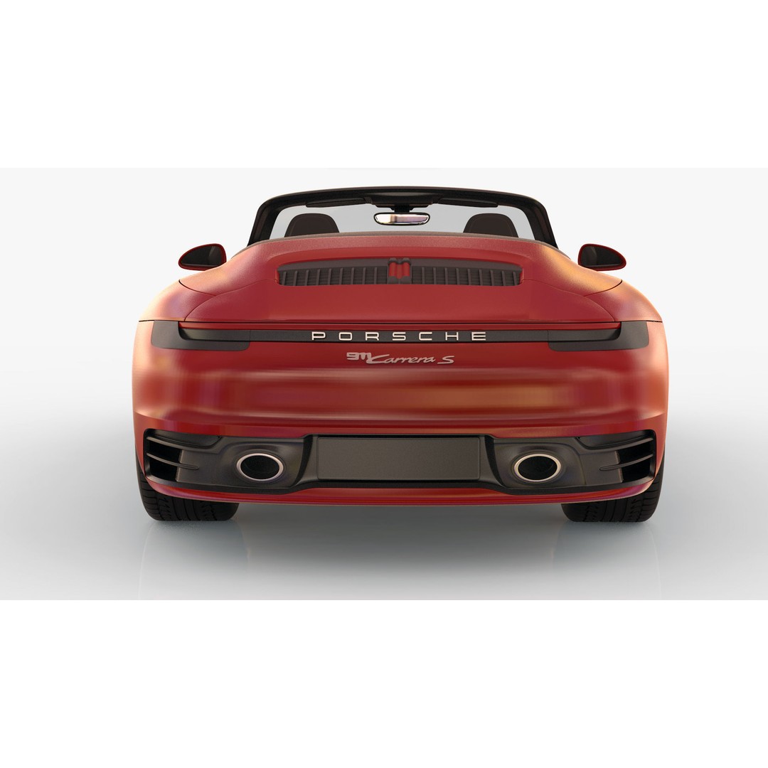 Porsche 911 GT3 992 3D Model – High-Poly Realistic Vehicle, FBX, OBJ - View 7