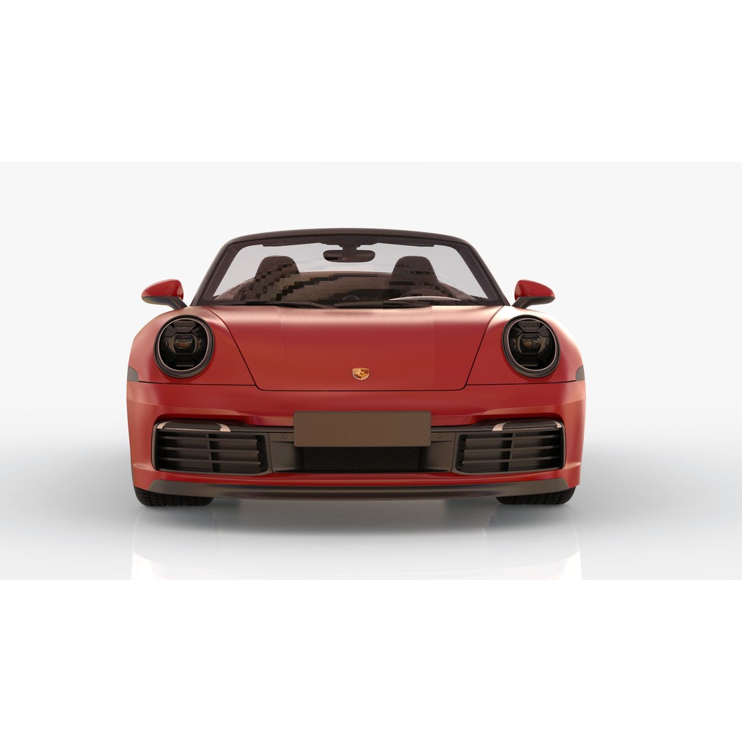 Porsche 911 GT3 992 3D Model – High-Poly Realistic Vehicle, FBX, OBJ - View 9