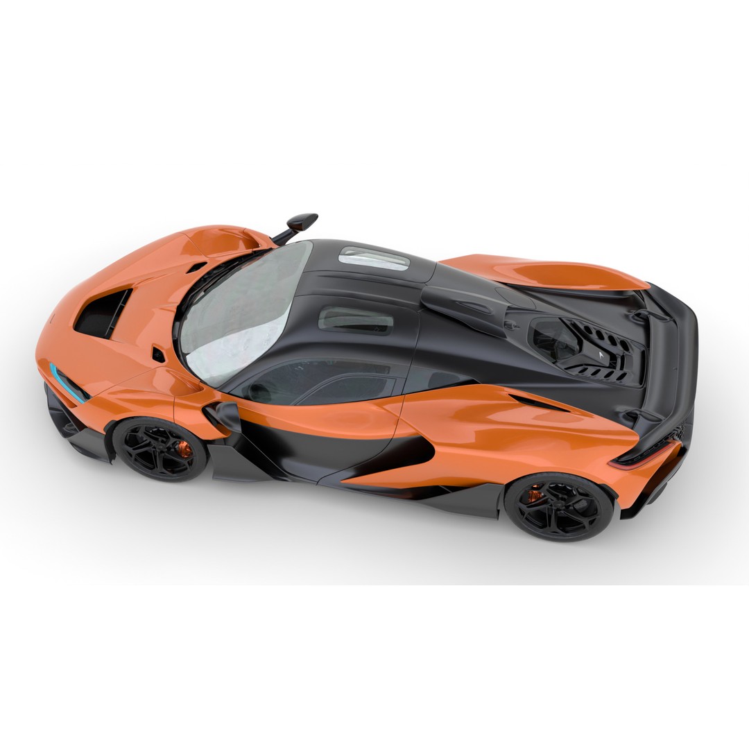 McLaren W1 2025 3D Model – High Poly Racing Car, FBX & OBJ - View 17