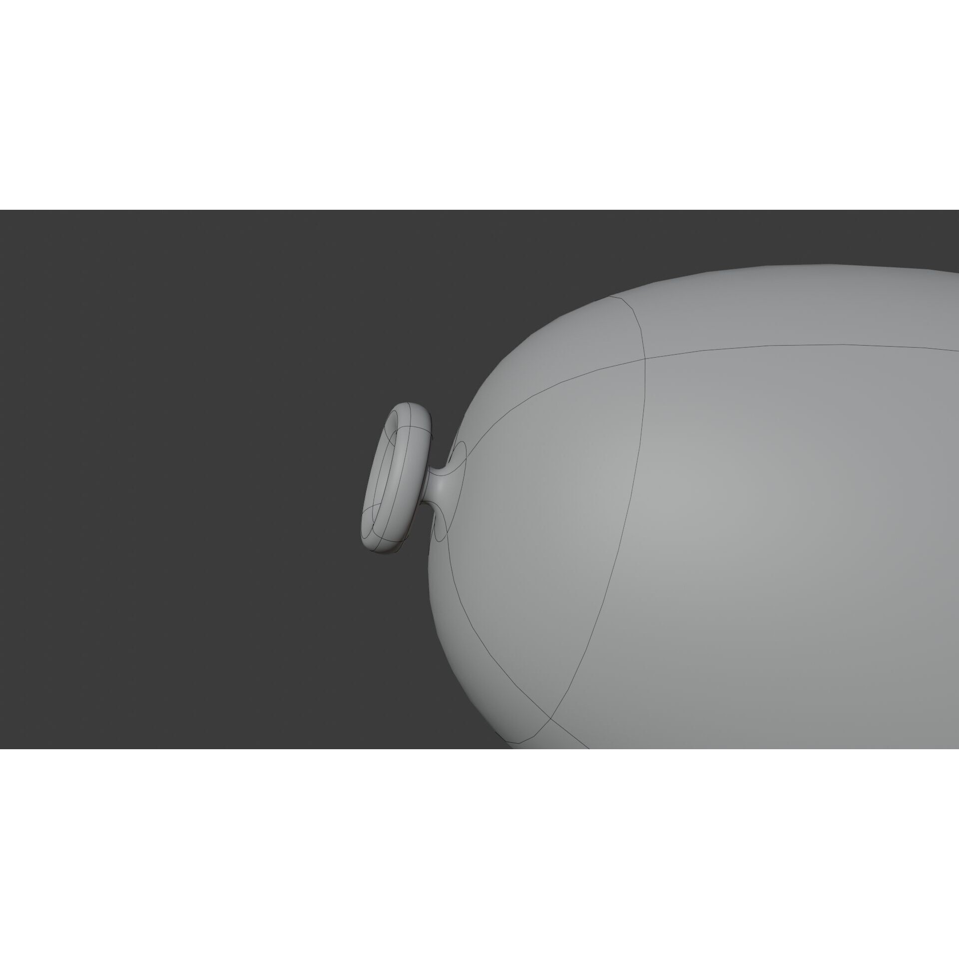 Dog Balloon - Low-Poly Game-Ready 3D Model - View 18