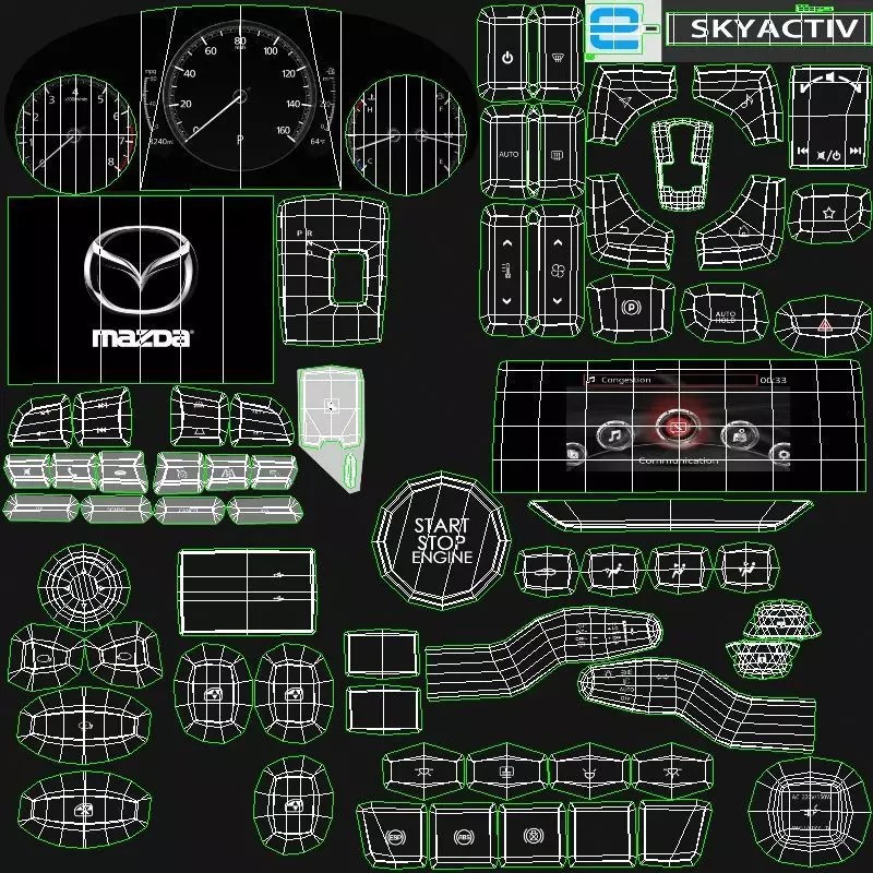 2021 Mazda MX-30 3D Model – High Poly SUV with Interior, FBX & OBJ
