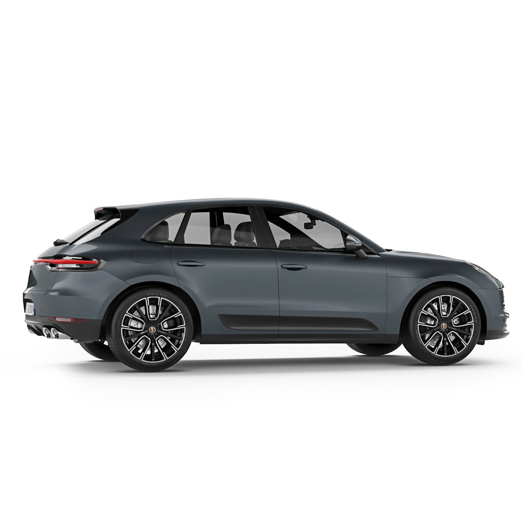 Porsche Macan 2020 3D Model – High Poly Game Asset, FBX & OBJ Formats - View 10