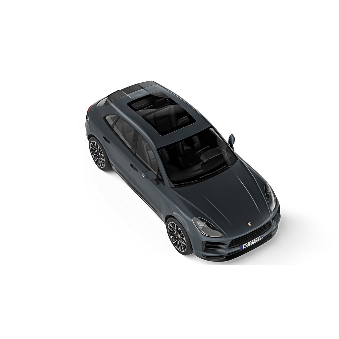 Porsche Macan 2020 3D Model – High Poly Game Asset, FBX & OBJ Formats - View 11