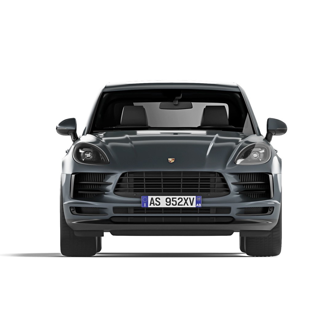 Porsche Macan 2020 3D Model – High Poly Game Asset, FBX & OBJ Formats - View 3