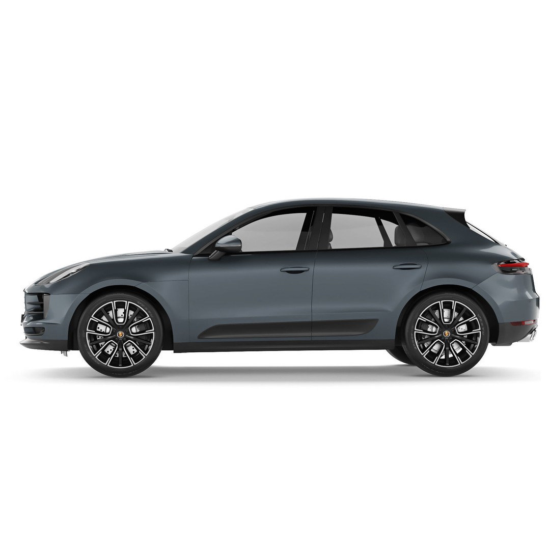 Porsche Macan 2020 3D Model – High Poly Game Asset, FBX & OBJ Formats - View 6
