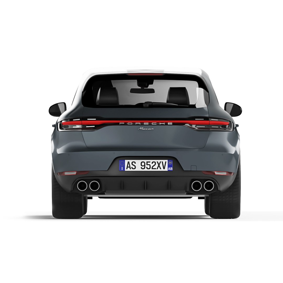 Porsche Macan 2020 3D Model – High Poly Game Asset, FBX & OBJ Formats - View 8
