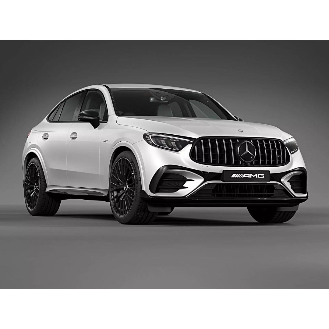 2024 Mercedes-Benz GLC 43 AMG Coupe 3D Model – High Poly Game-Ready Asset, FBX - View 2