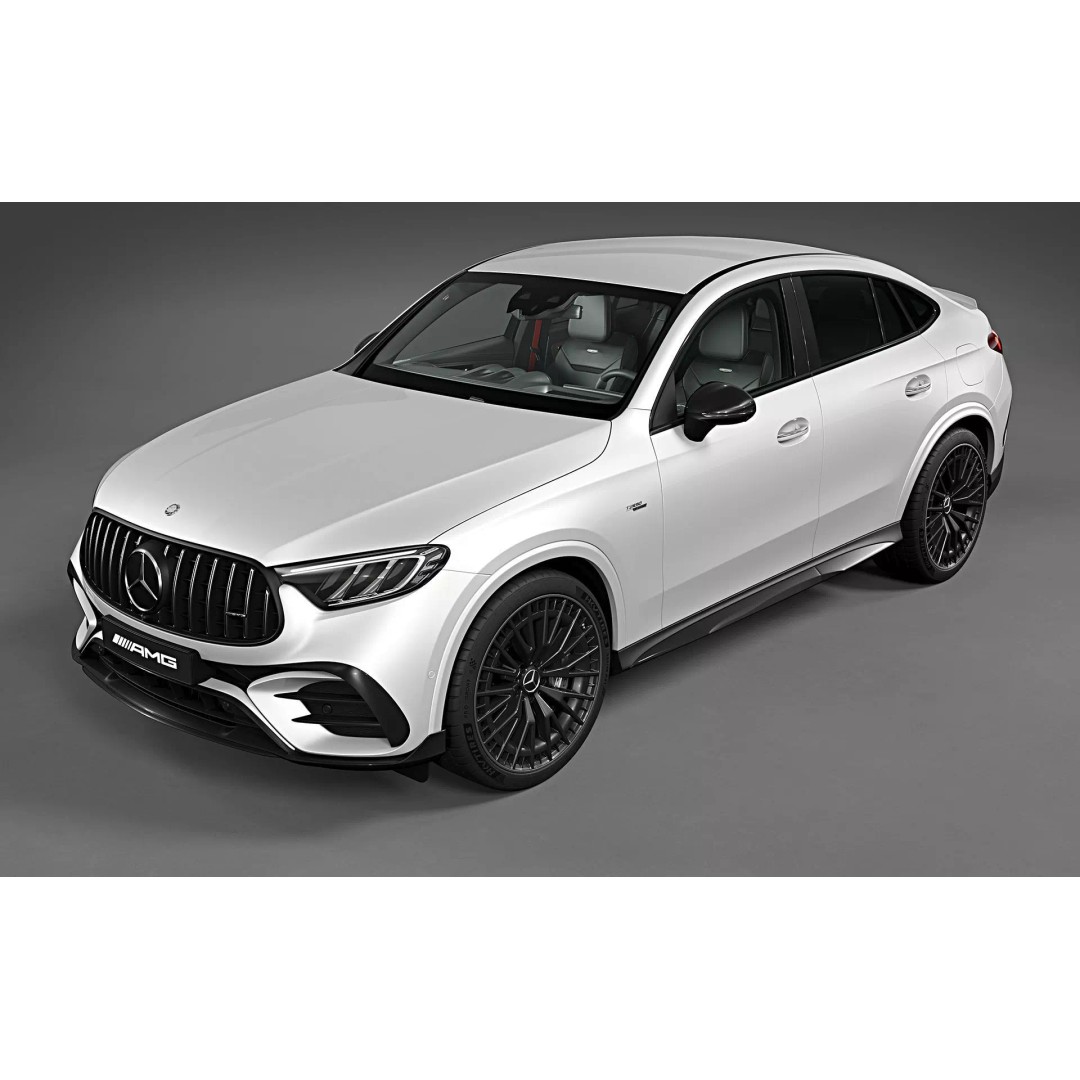 2024 Mercedes-Benz GLC 43 AMG Coupe 3D Model – High Poly Game-Ready Asset, FBX - View 8