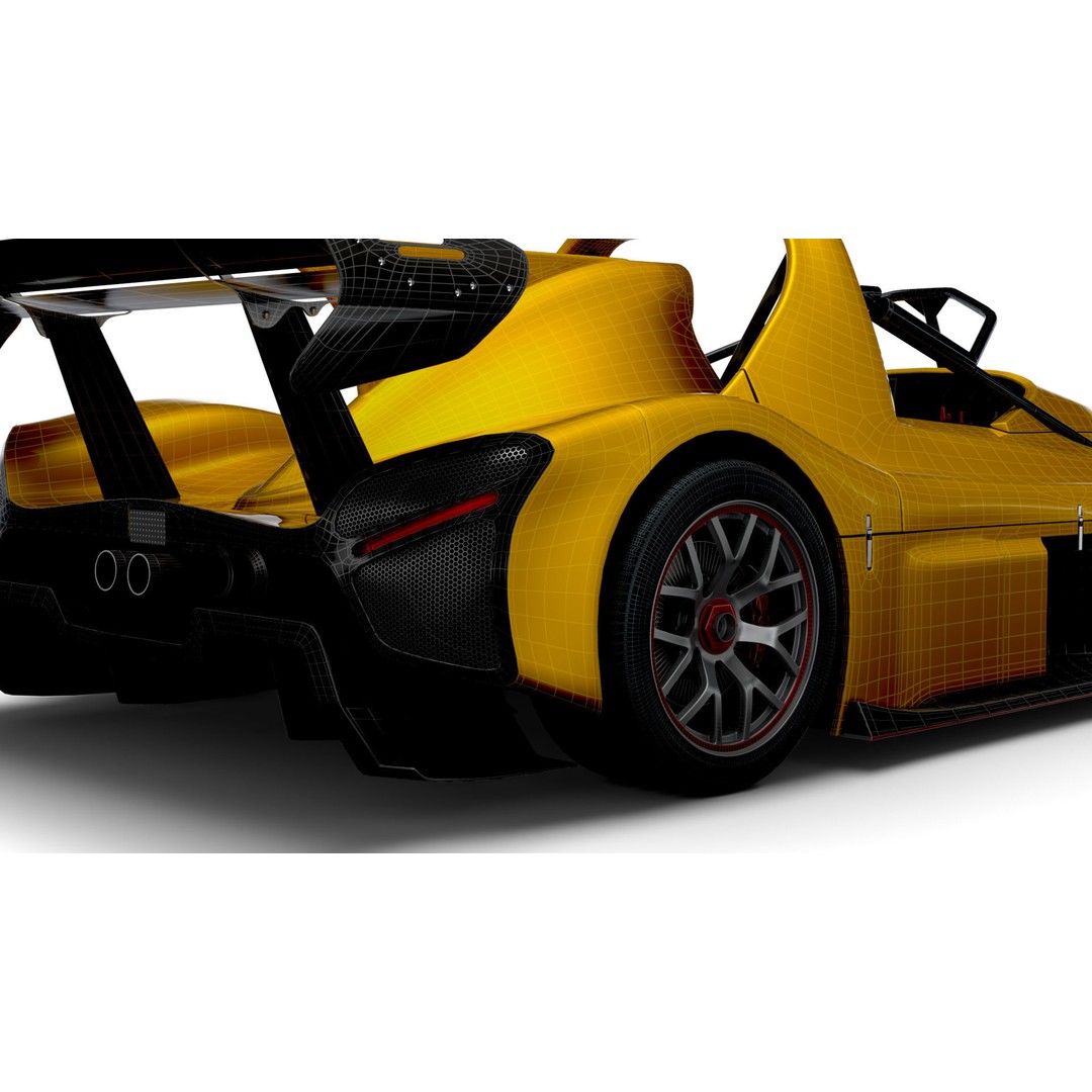 Radical SR3 XXR 2023 3D Model – High Poly Racing Car, FBX, OBJ